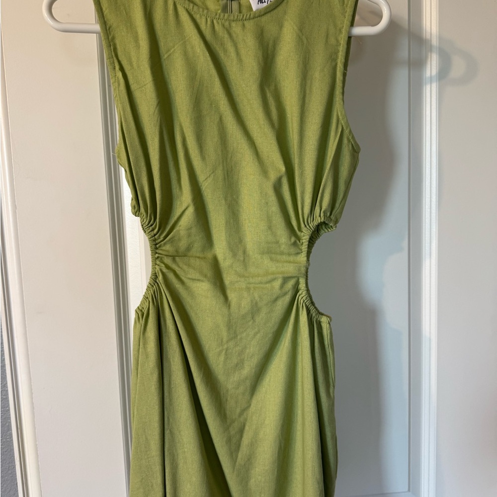 Princess Polly Mayzie Green Mini Dress